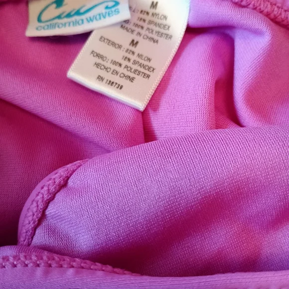 California Waves Pink Bikini. NWOT - Picture 5 of 5